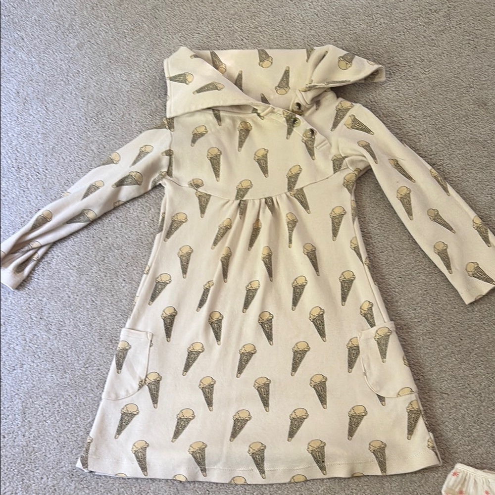 Kate Quinn Black and Cream Cowl Neck A-Line Sweater Dress